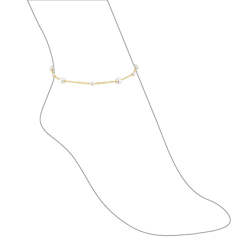 Sahira Kelani Pearl Anklet